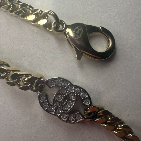 Chanel CC 22 gold chain belt / necklace - Picture 5 of 7